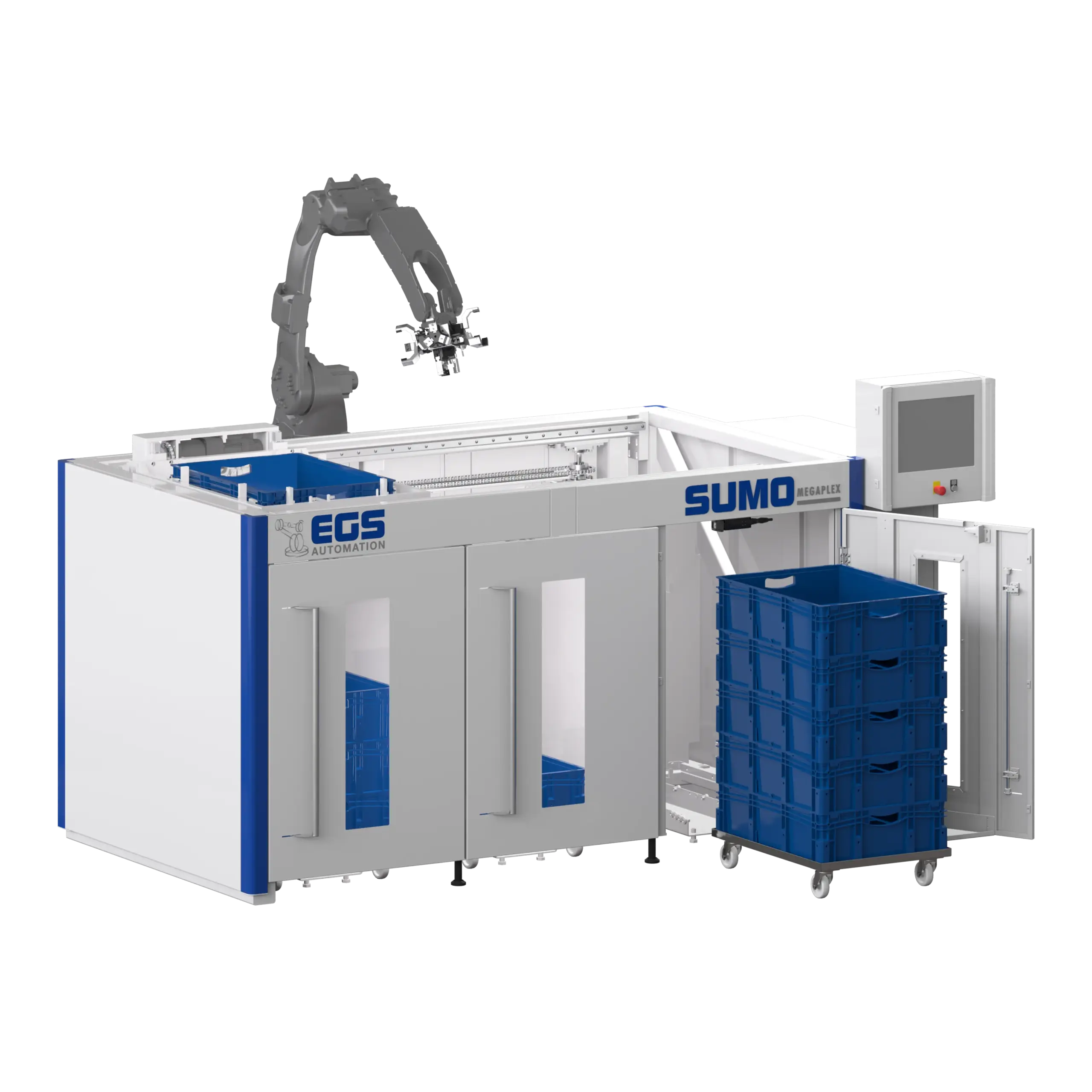 Automatisierte Maschinen mit Roboterarm